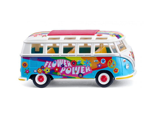 Wiking VW T1 Samba Bus Absolute Flower Power 1963-67 WK079744 HO Gauge
