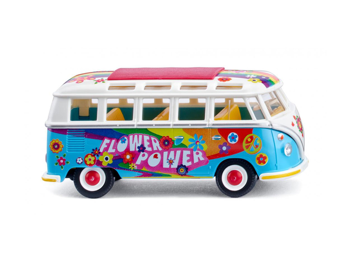 Wiking VW T1 Samba Bus Absolute Flower Power 1963-67 WK079744 HO Gauge