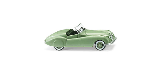 Wiking Jaguar XK120 Pale Green 1948-54 WK080104 HO Gauge