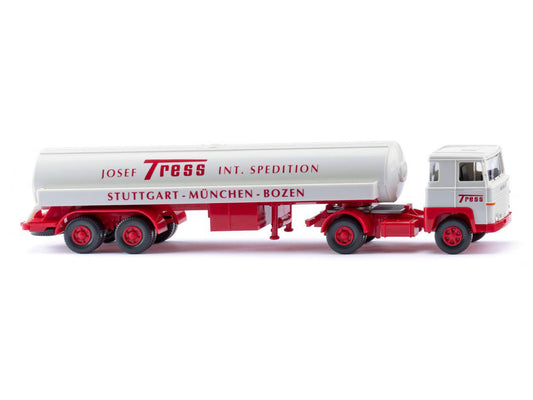Wiking Scania 111 Tanker Truck Josef Tress Int.Spedition 1975-80 080596 HO Gauge