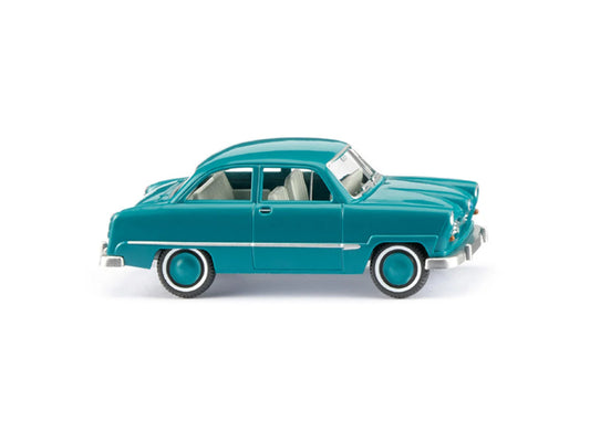 Wiking 82148 Ford Taunus 12M Aqua Blue 1952-55 HO Gauge