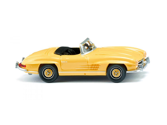 Wiking 83409 MB 300 SL Yellow 1957-63 HO Gauge