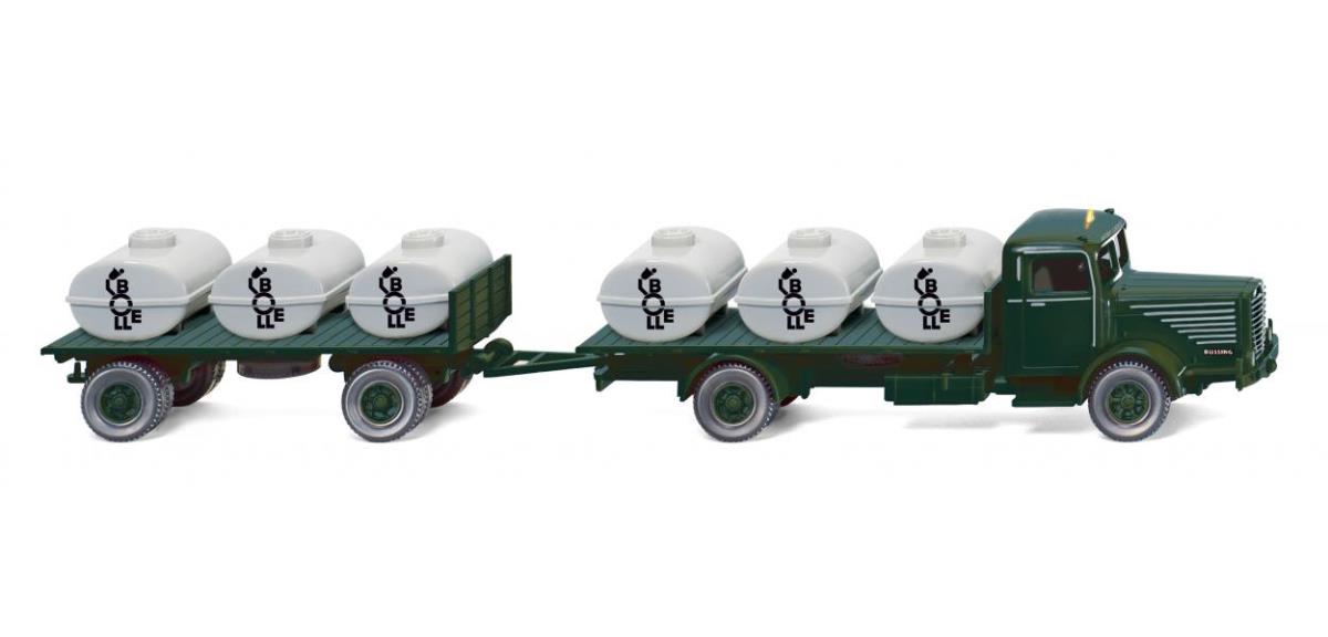 Wiking 085602 Bussing 8000 Auxiliary Tanker West Berlin Milk 1950-56 HO