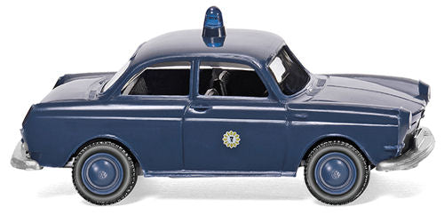 Wiking 086436 VW 1600 Berlin Police HO