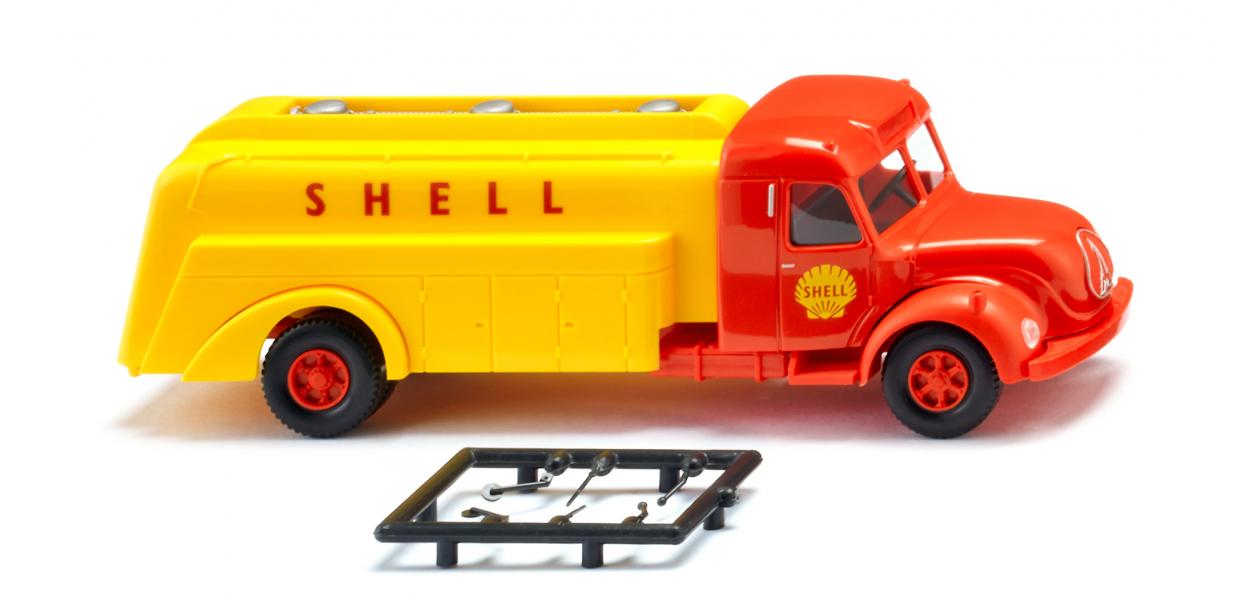 Wiking Magirus S 7500 Shell Tanker 1955-57 WK088303 HO Gauge