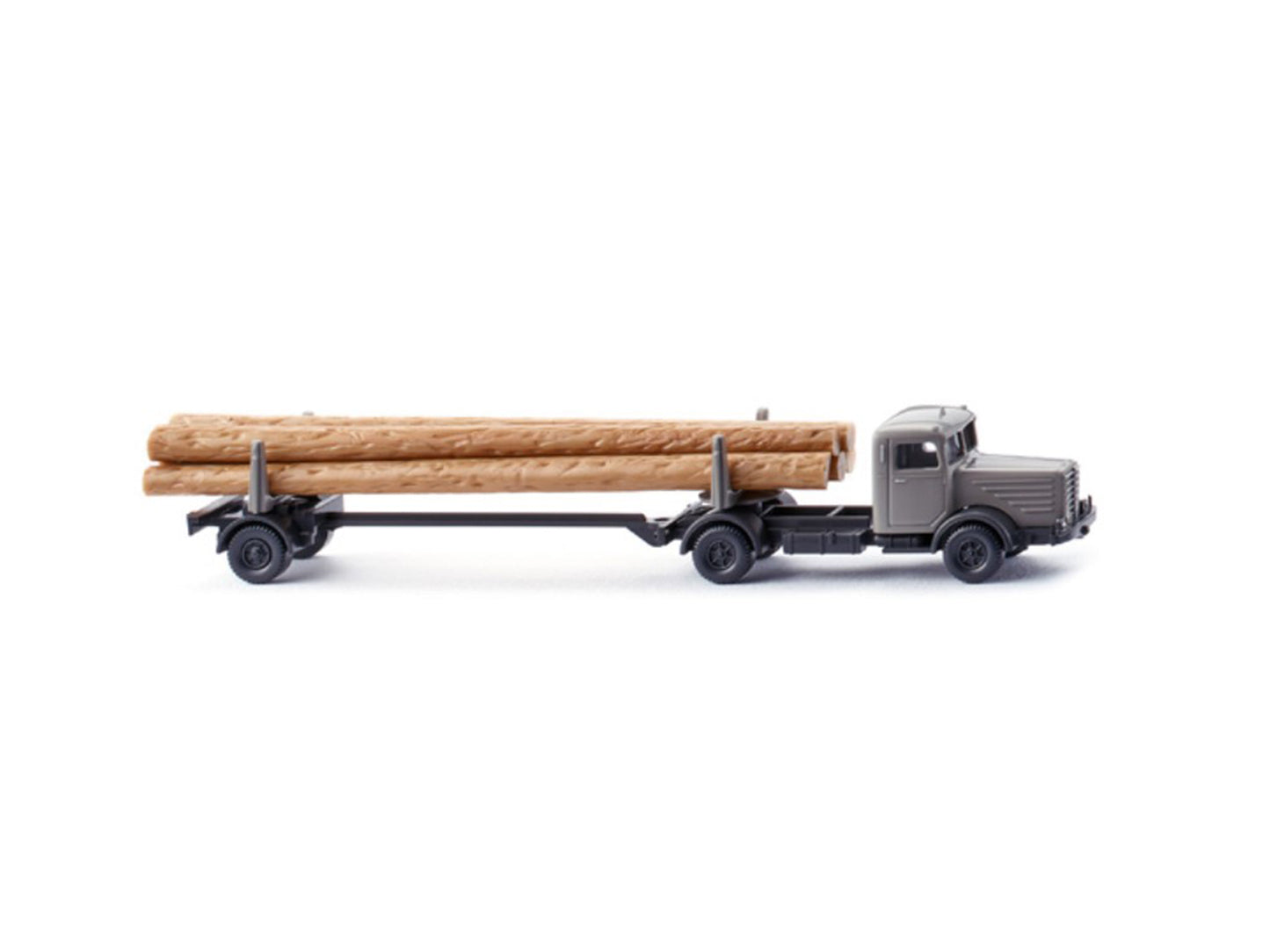 Wiking Bussing 8000 Log Transporter Stone Grey 1950-56 HO Gauge 94703