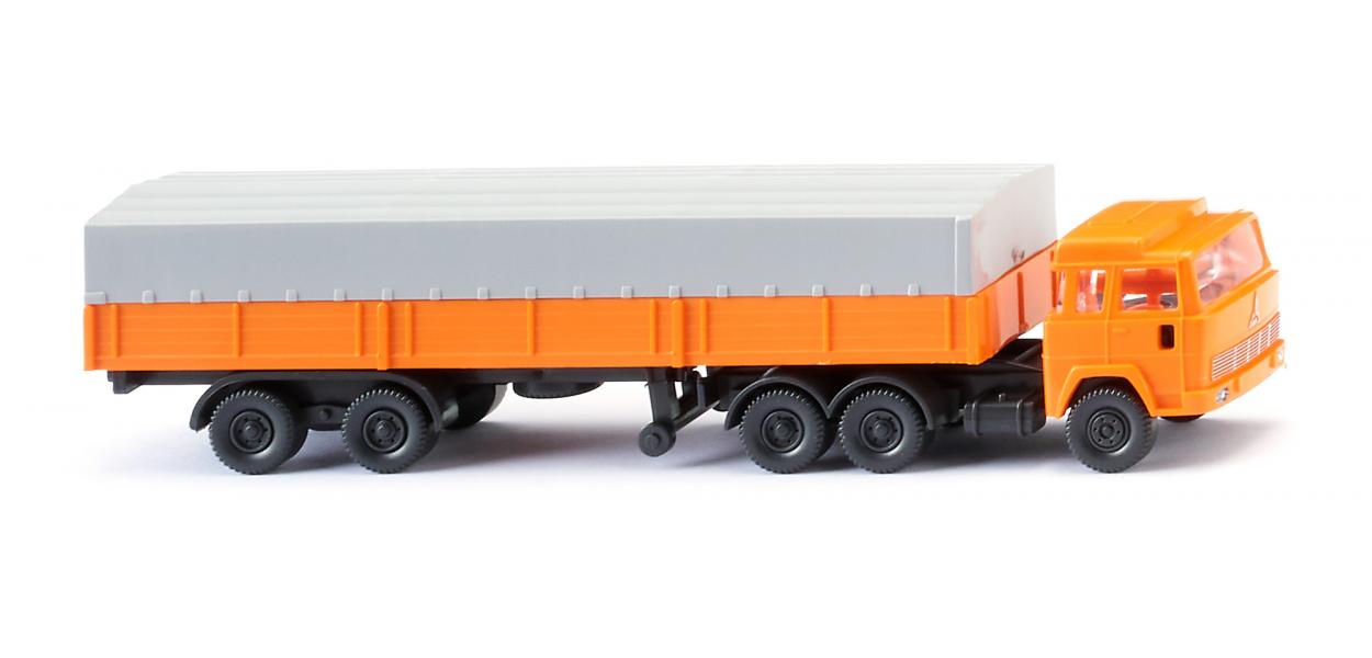 Wiking Magirus Tractor Trailer Orange 95611 N Gauge
