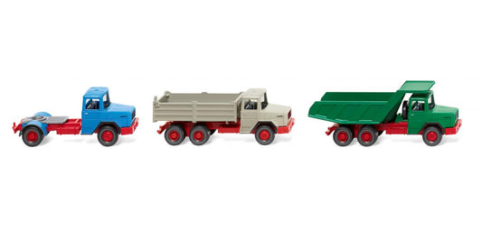 Wiking 099099 Magirus Baubullen Set (3) 1970-74 HO