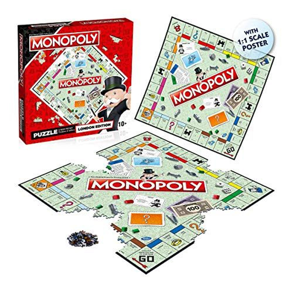 London Monopoly Jigsaw Puzzle 1000pc (53x53cm) Age 10+