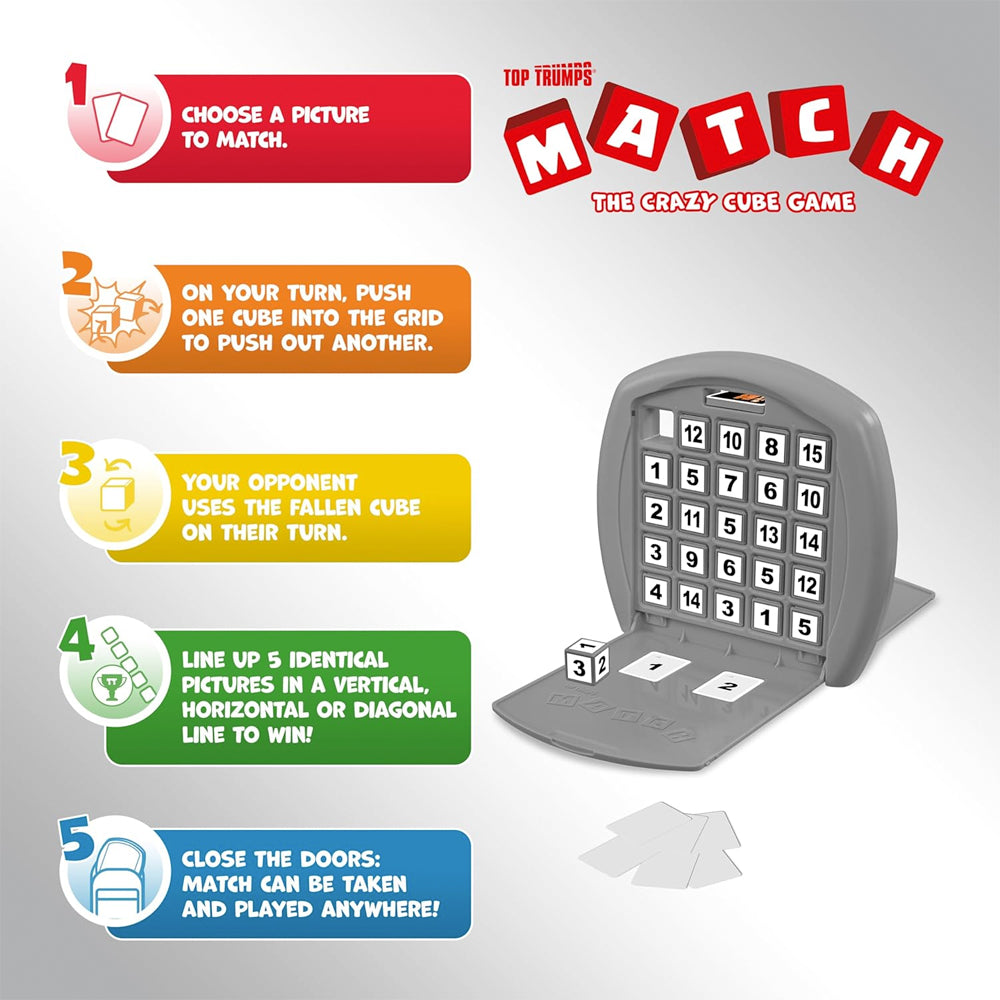 Top Trumps Match: Marvel - Crazy Cube Game