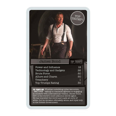 James Bond 007 Every Assignment Top Trumps Specials Card Game