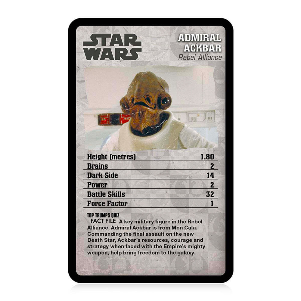Star Wars Episodes IV-VI Top Trumps Specials Card Game