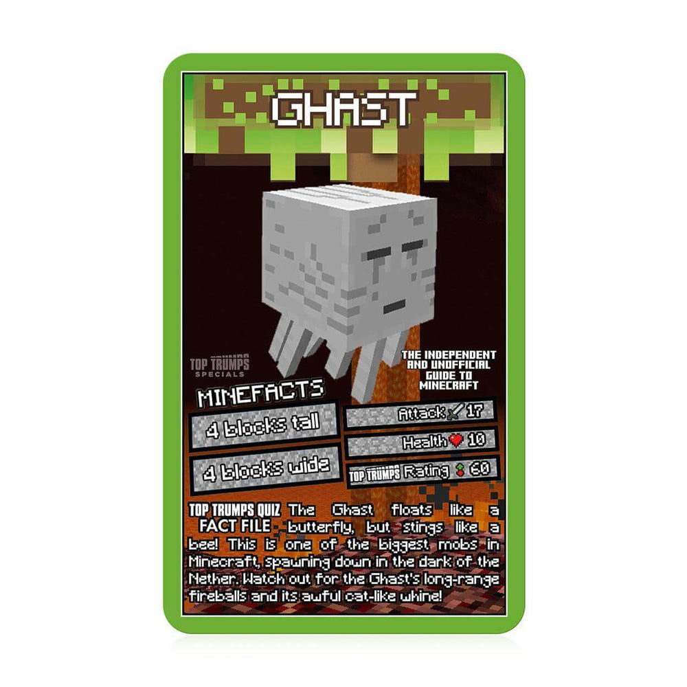 The Independent & Unofficial Guide to Minecraft Top Trumps Specials Card Game