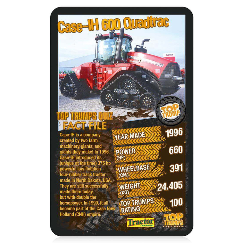 Tractors Top Trumps Specials Card Game