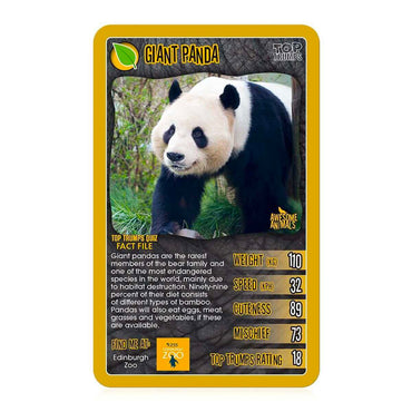 Awesome Animals Top Trumps Card Game