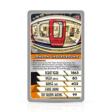 Trains Top Trumps Card Game