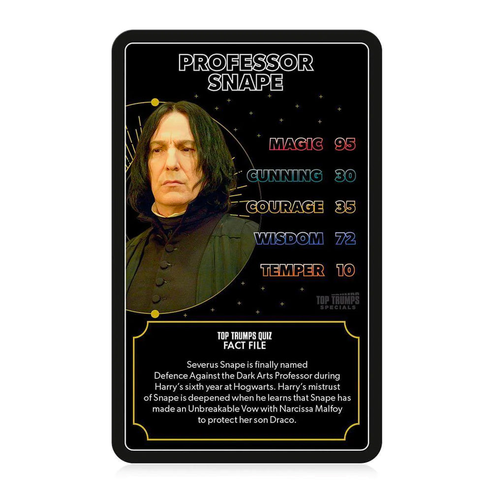 Harry Potter Heroes of Hogwarts Top Trumps Specials Card Game