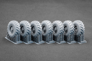 ScaleX Kamaz 4310 Ordinary Wheel Set For Trumpeter 1:35 Model Kits