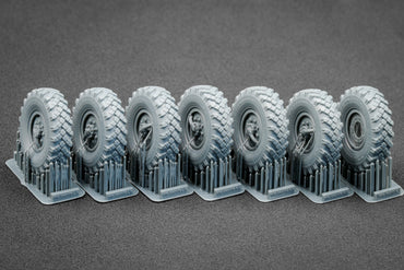 ScaleX ZIL 131 Weighted Wheel Set For ICM 1:35 Model Kits