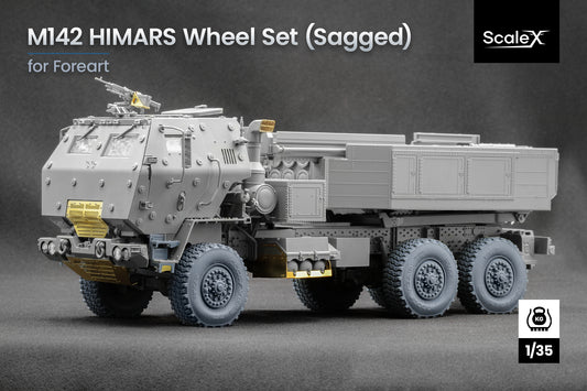 ScaleX HIMARS Weighted Wheel Set For Foreart 1:35 Model Kits