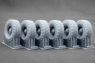 ScaleX HIMARS CTIS Weighted Wheel Set For Foreart 1:35 Model Kits