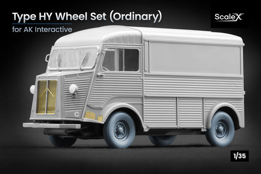 ScaleX Type HY Ordinary Wheel Set For AK 1:35 Model Kits