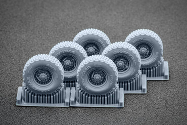 ScaleX HIMARS CTIS Weighted Wheel Set For Meng Foreart 1:72 Model Kits