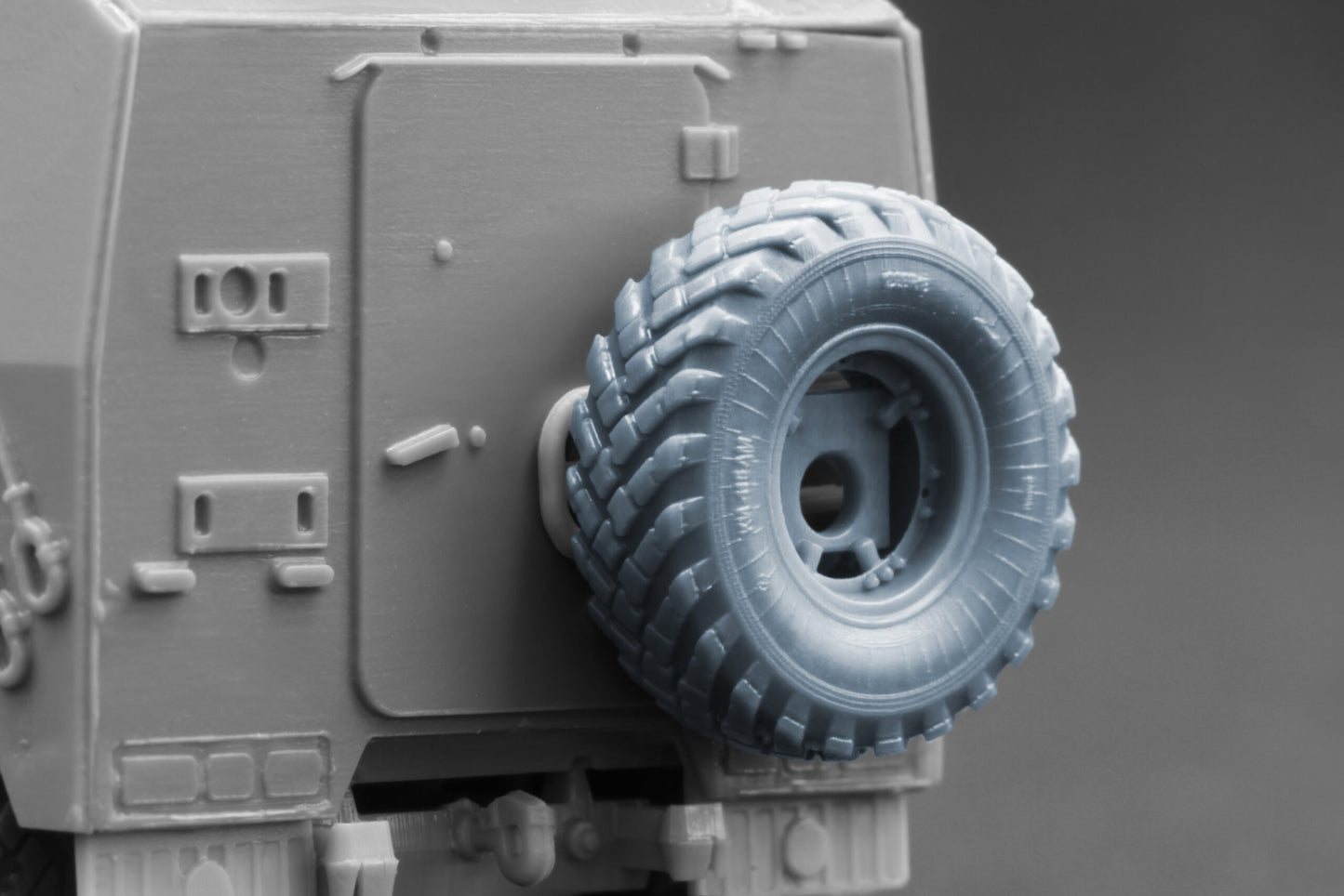 ScaleX GAZ Tiger Weighted Wheel Set For ACE 1:72 Model Kits
