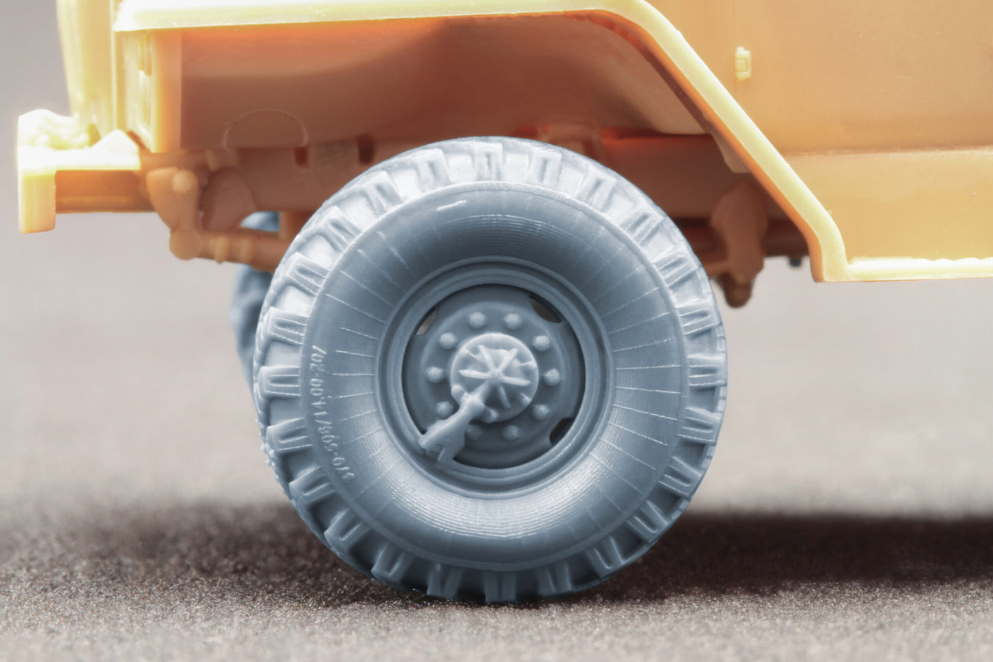 ScaleX URAL-4320 "_I-25" Weighted Wheel Set For Hobby Boss ICM 1:72 Model Kits