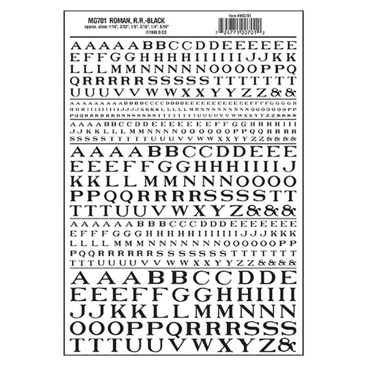 Woodland Scenics MG701 Roman R.R. Black