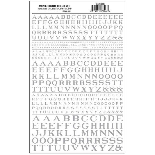 Woodland Scenics MG706 Roman R.R. Silver