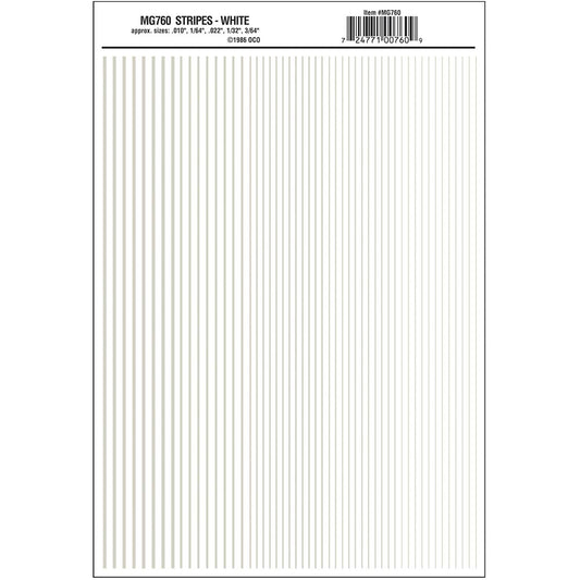 Woodland Scenics MG760 Stripes White