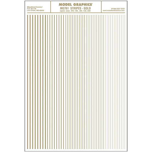 Woodland Scenics MG761 Stripes Gold