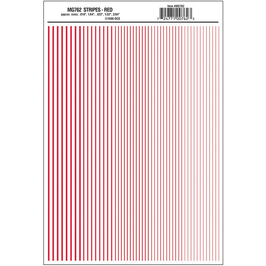 Woodland Scenics MG762 Stripes Red