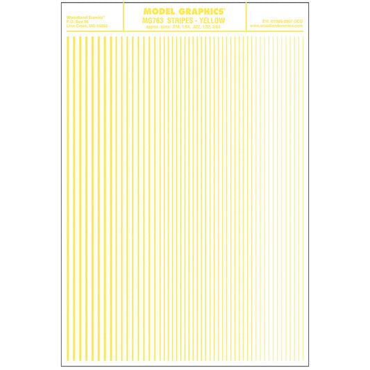 Woodland Scenics MG763 Stripes Yellow