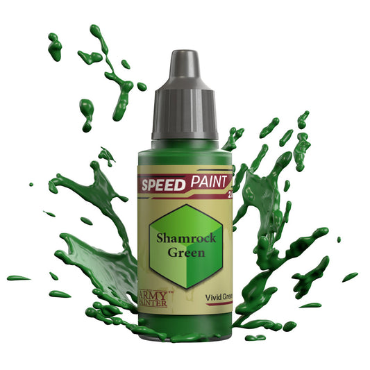 The Army Painter Speedpaint: Shamrock Green 18ml Acrylic Paint WP2041