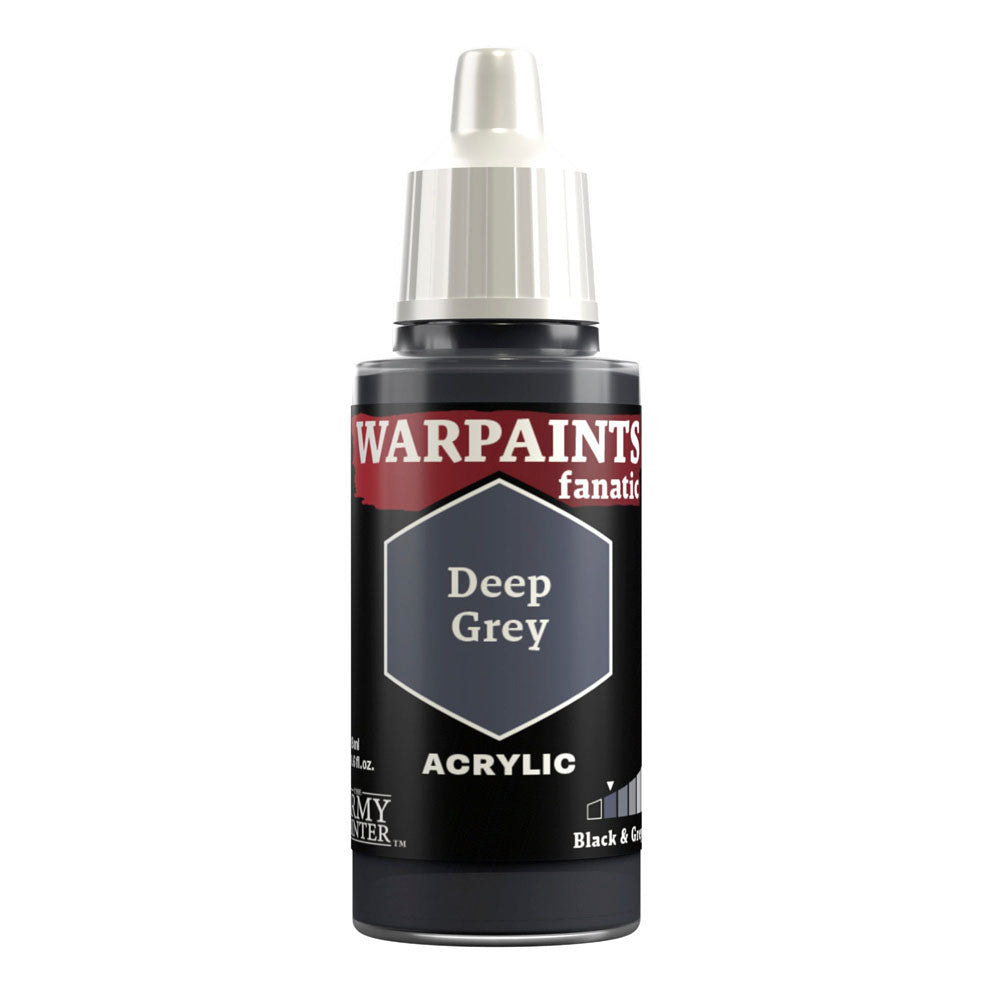 The Army Painter Warpaints Fanatic: Deep Grey 18ml Acrylic Paint WP3002P