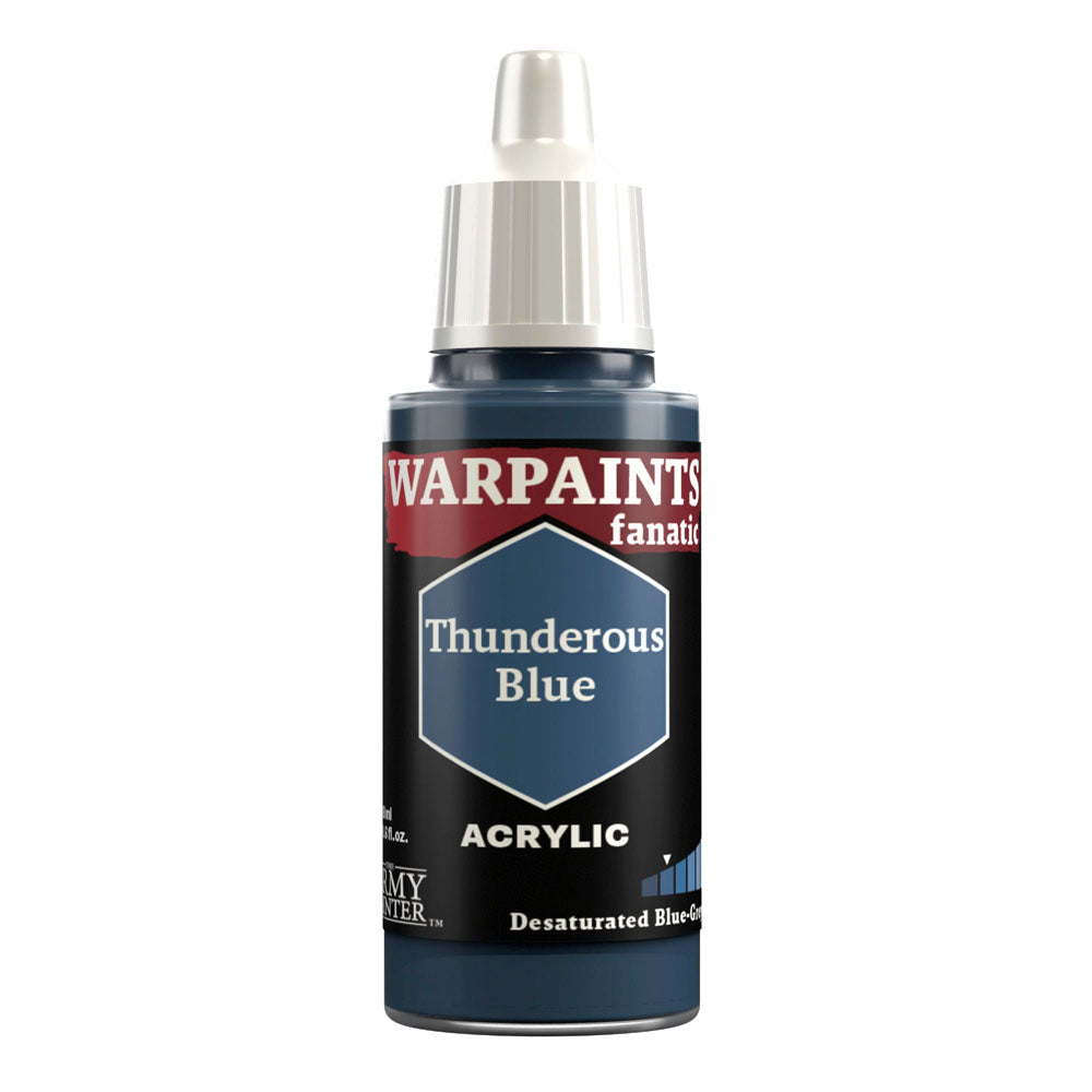 The Army Painter Warpaints Fanatic: Thunderous Blue 18ml Acrylic Paint WP3014P