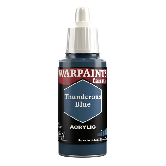 The Army Painter Warpaints Fanatic: Thunderous Blue 18ml Acrylic Paint WP3014P