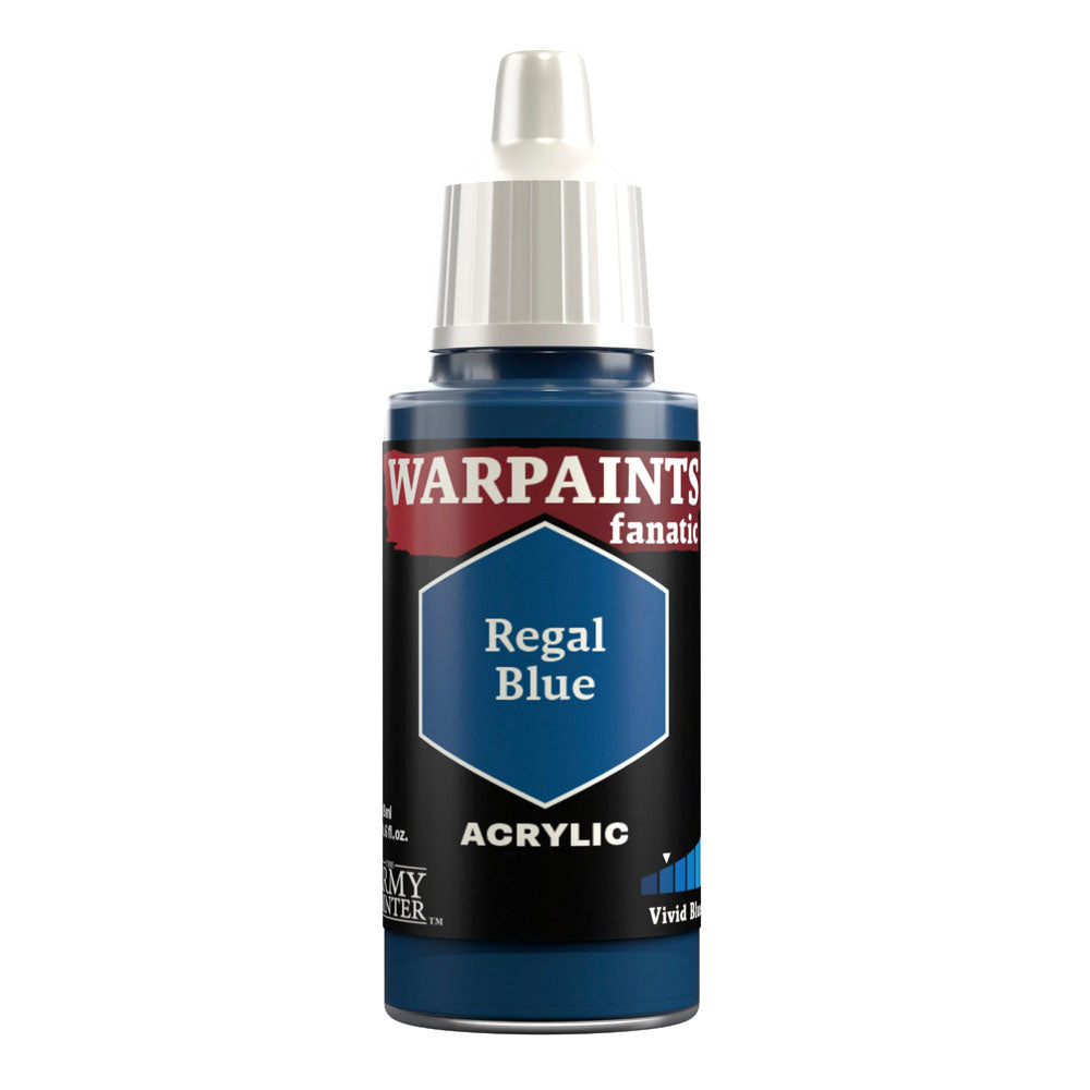 The Army Painter Warpaints Fanatic: Regal Blue 18ml Acrylic Paint WP3026P