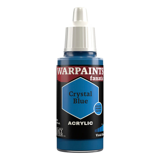 The Army Painter Warpaints Fanatic: Crystal Blue 18ml Acrylic Paint WP3028P