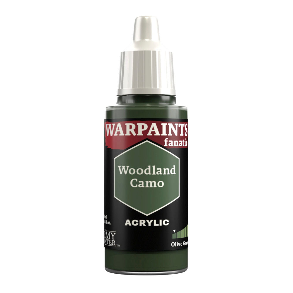 The Army Painter Warpaints Fanatic: Woodland Camo 18ml Acrylic Paint WP3067P