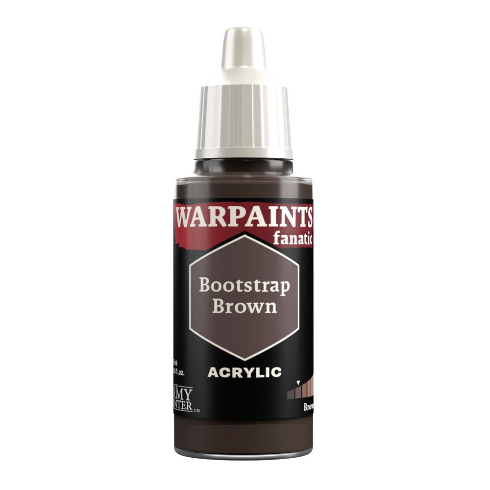 The Army Painter Warpaints Fanatic: Bootstrap Brown 18ml Acrylic Paint WP3074P