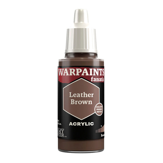 The Army Painter Warpaints Fanatic: Leather Brown 18ml Acrylic Paint WP3075P