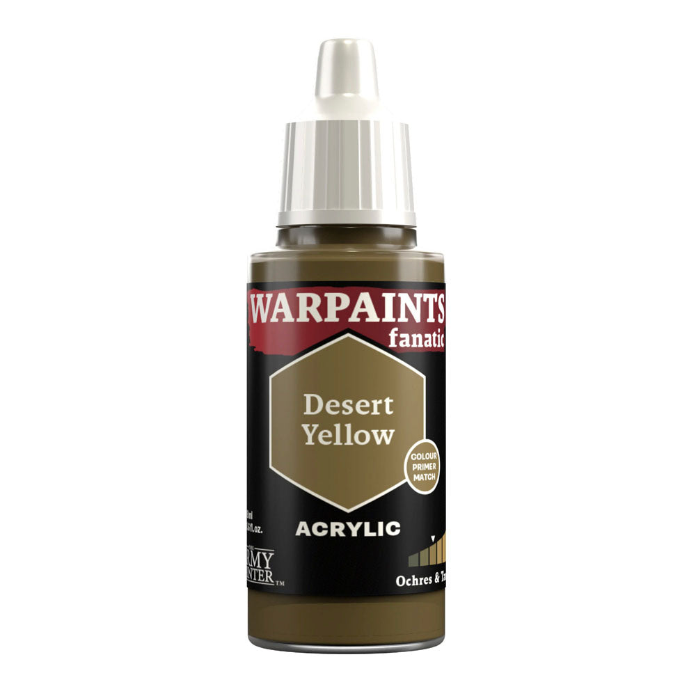 The Army Painter Warpaints Fanatic: Desert Yellow 18ml Acrylic Paint WP3081P