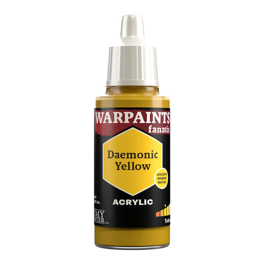 The Army Painter Warpaints Fanatic: Daemonic Yellow 18ml Acrylic Paint WP3093P