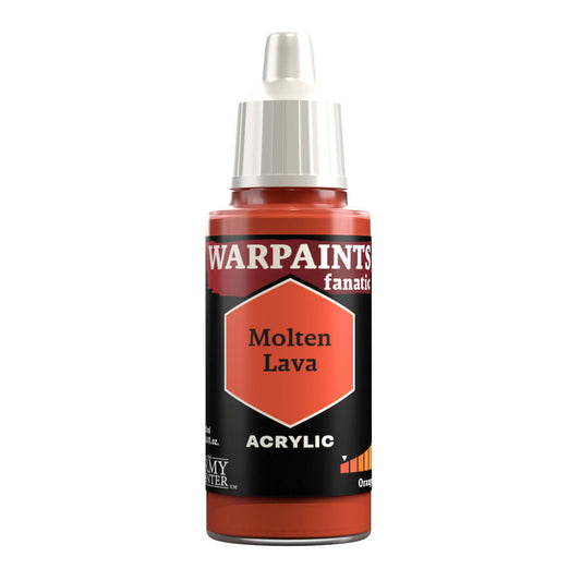The Army Painter Warpaints Fanatic: Molten Lava 18ml Acrylic Paint WP3097P
