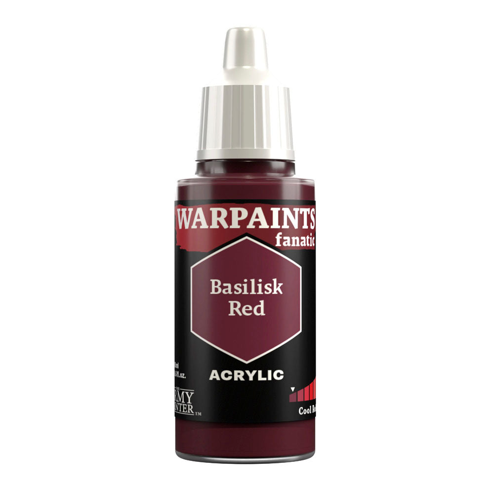 The Army Painter Warpaints Fanatic: Basilisk Red 18ml Acrylic Paint WP3115P