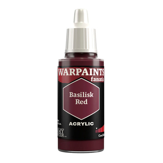 The Army Painter Warpaints Fanatic: Basilisk Red 18ml Acrylic Paint WP3115P