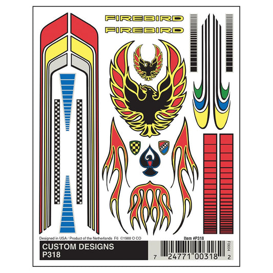 Pinecar Custom Designs Dry Transfer WP318